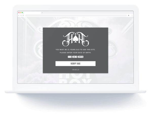 Age Verification Pop-Up