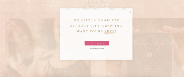 Gift Wrapping Promotion