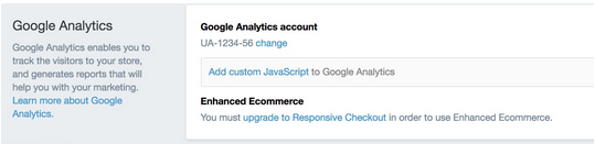 Google Analytics Embed Code